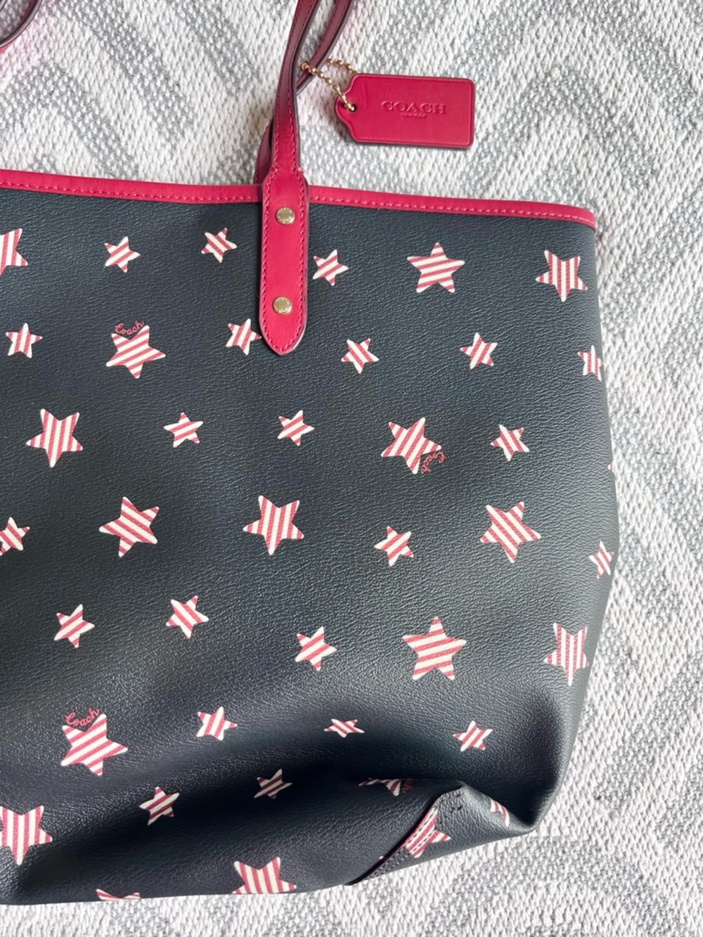COACH Americana Reversible Large Tote Bag - Picture 6 of 16